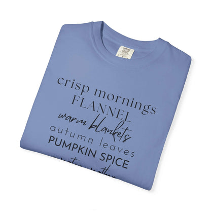 Cute Fall Comfort Colors® Shirt, Hello Fall Shirt, Fall Definition Shirt - PopCultureByDesign36
