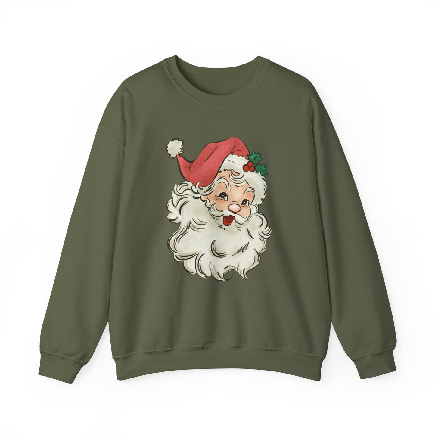 Retro Santa Sweater,Vintage Santa Christmas Sweatshirt,Retro Santa Claus Shirt - PopCultureByDesign36