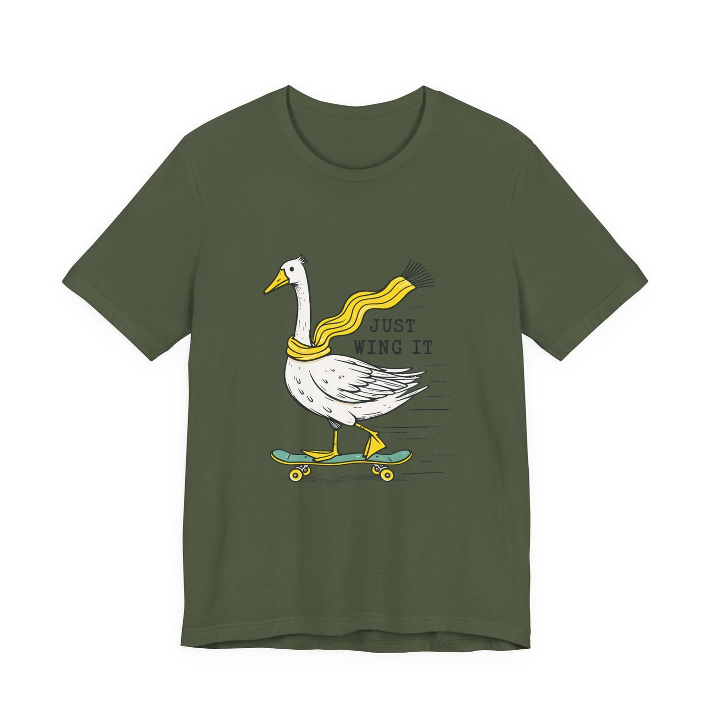 Pun Humor Bird Tee, Bird Lover Gift, Funny Bird Shirt, Skateboard Goose - PopCultureByDesign36