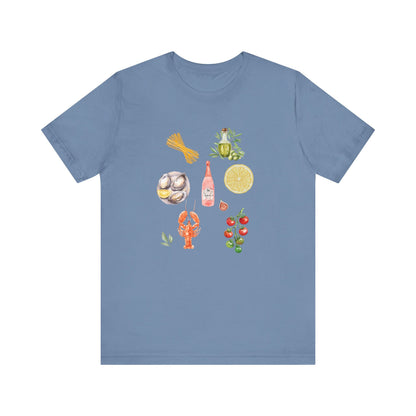Italia Shirt, Coastal Grandma, Italian Summer Meal Tee - PopCultureByDesign36