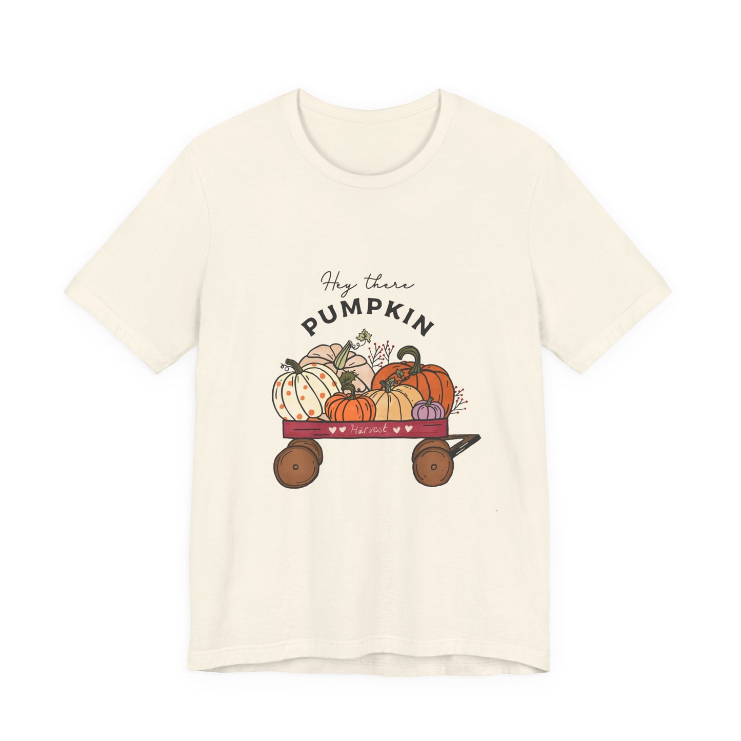 Hey There Pumpkin Unisex Tee, Autumn Halloween Pumpkin T-Shirt - PopCultureByDesign36