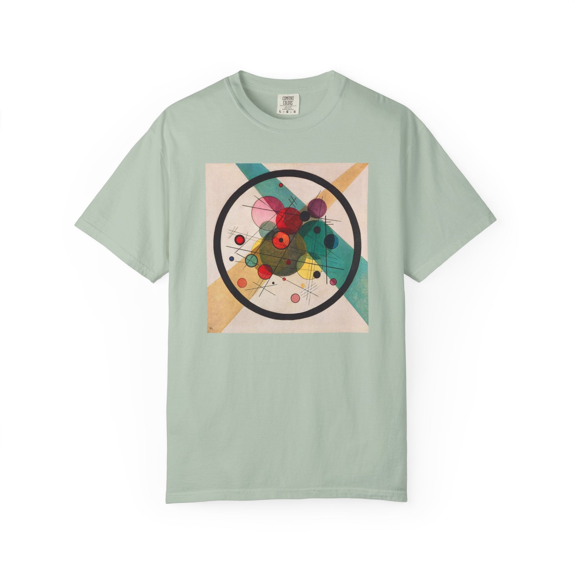 Abstract Art Tshirt, Circles in a Circle, Wassily Kandinsky,Kandinsky Art - PopCultureByDesign36