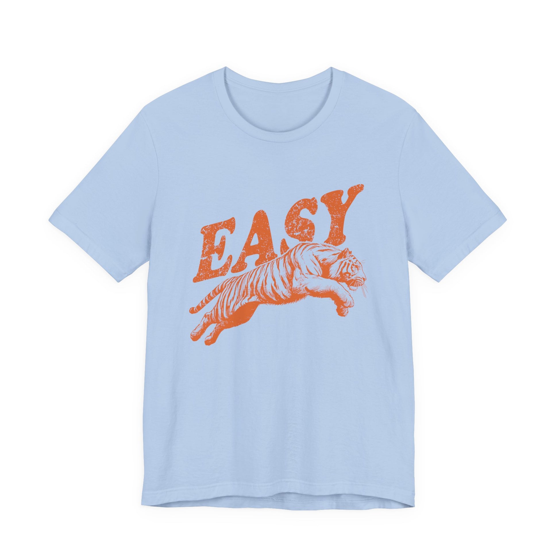 Easy Orange Tiger Shirt, Retro Boho Tee, Hippie Clothes, Indie Shirt - PopCultureByDesign36