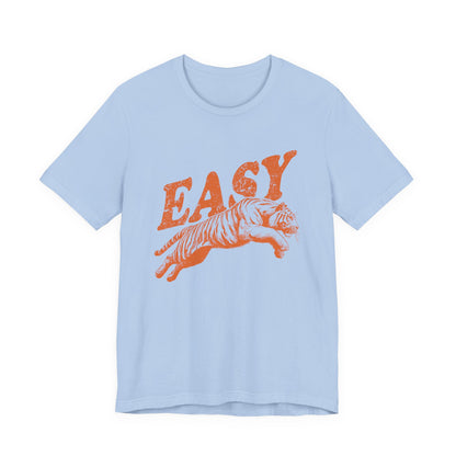 Easy Orange Tiger Shirt, Retro Boho Tee, Hippie Clothes, Indie Shirt - PopCultureByDesign36