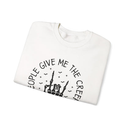 The Creeps Sweatshirt, Skeleton Hands Shirt, Skull Halloween Sweatshirt - PopCultureByDesign36