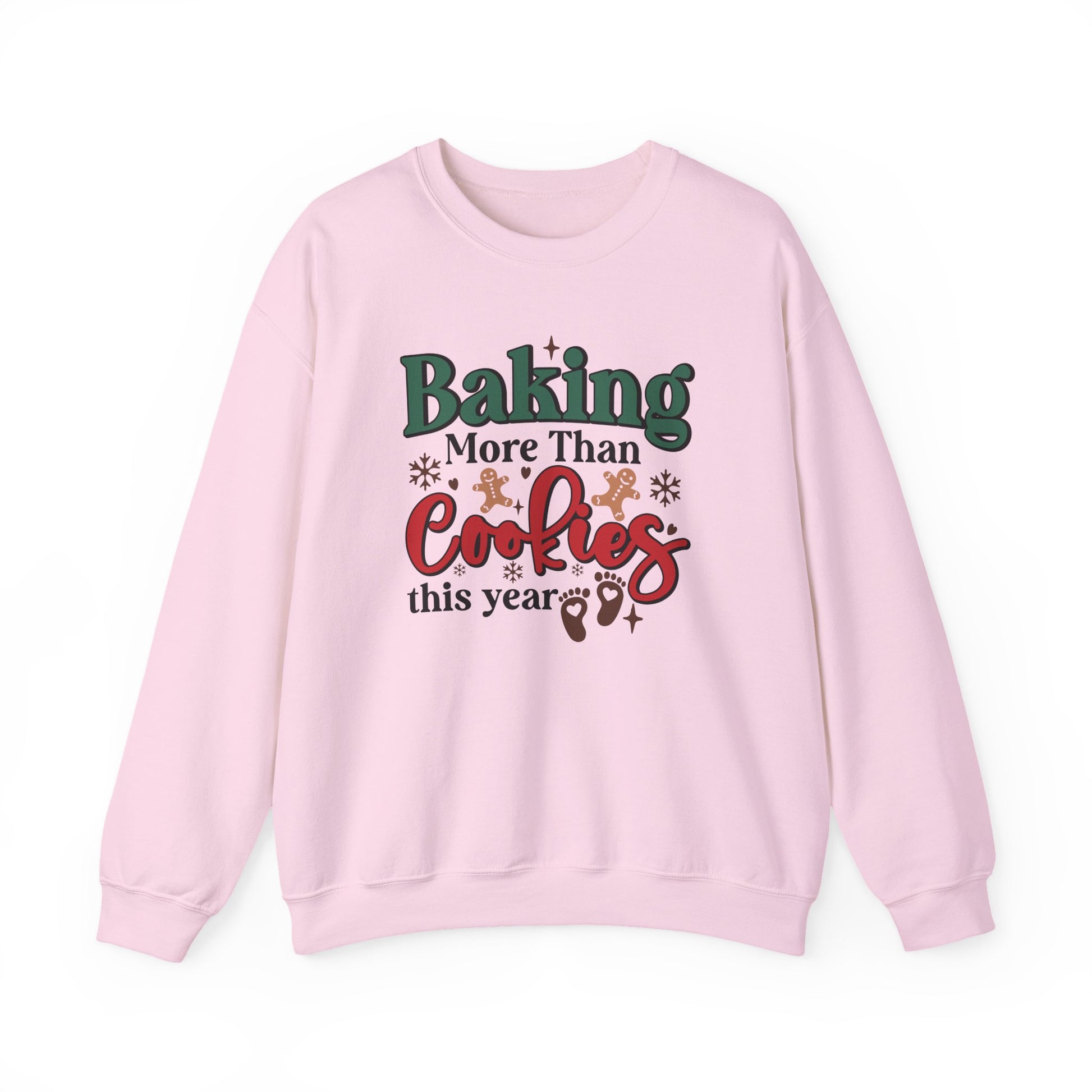 Baking More Than Cookies This Year Sweatshirt, Pregnancy Reveal Sweatshirt - PopCultureByDesign36