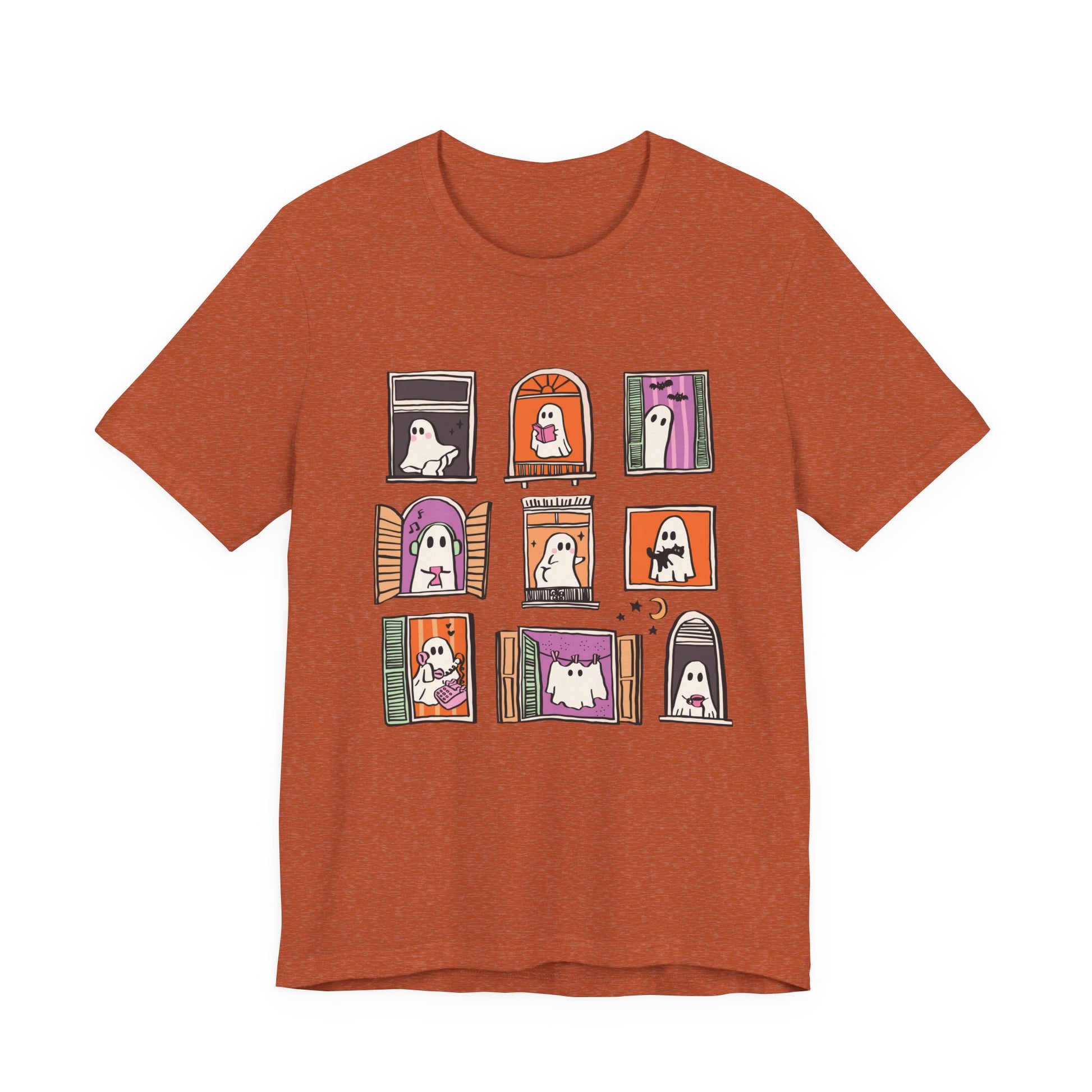 Ghostly Frames T-Shirt, Halloween Tee, Spooky Shirt - PopCultureByDesign36