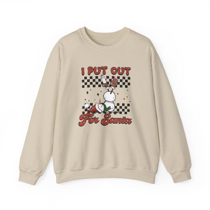 I Put Out For Santa Sweatshirt, Funny Christmas Sweatshirt, Funny XMas - PopCultureByDesign36