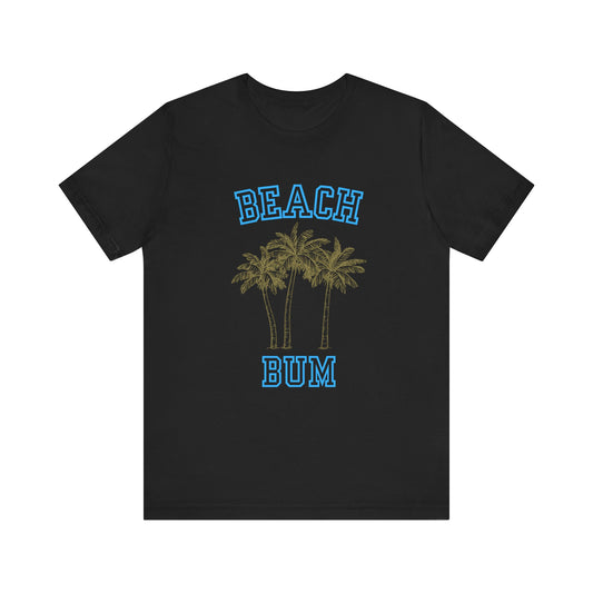 Beach Bum Palm Tree Shirt, Tropical Island Vacation Clothing, Palm Tree Lover Gift - PopCultureByDesign36