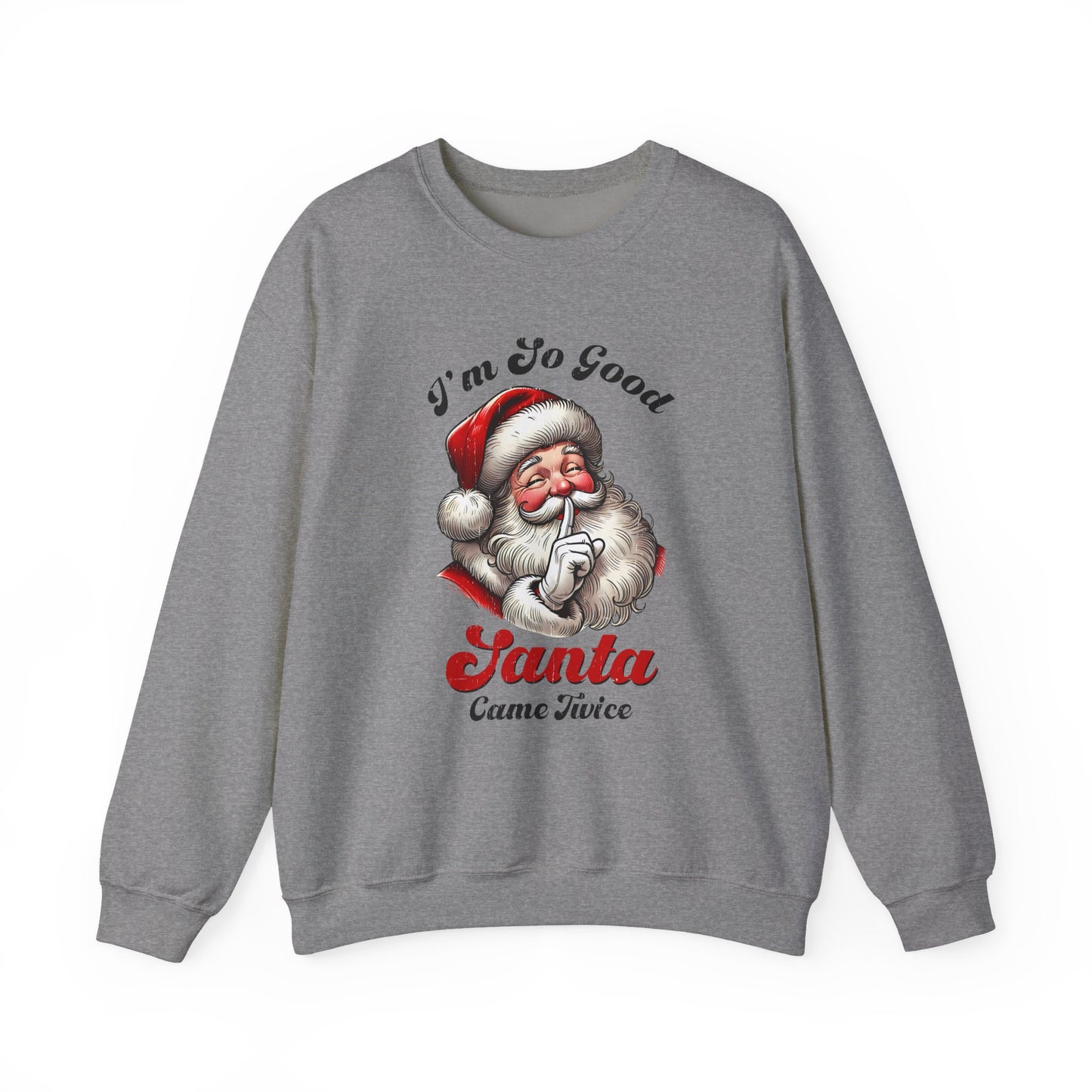 Funny Santa Sweatshirt, Women Ugly Christmas Sweatshirt, Holiday Sweatshirt - PopCultureByDesign36