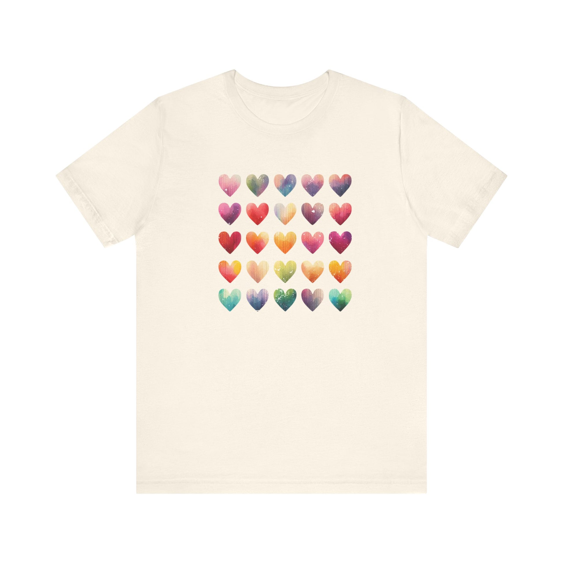 Bohemian Artsy Watercolor Shirt, Watercolor Tee, Watercolor Heart Tee - PopCultureByDesign36