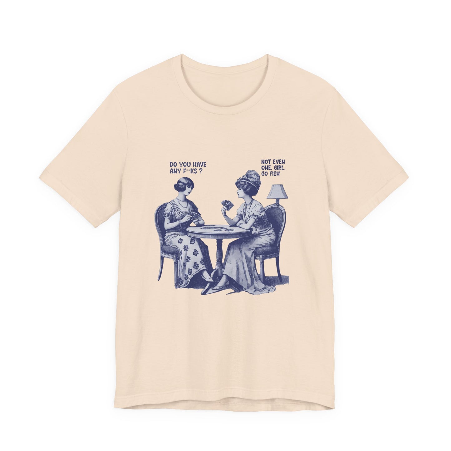 Funny Card Playing Tee, Card Playing Lovers Tee, Vintage Style Top - PopCultureByDesign36