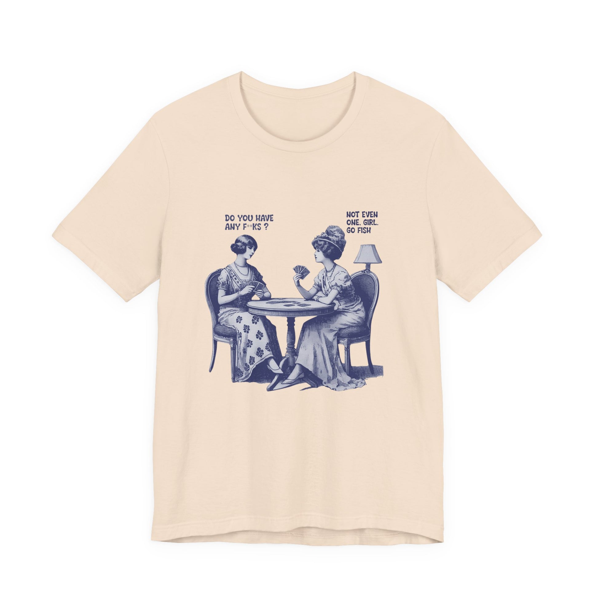 Funny Card Playing Tee, Card Playing Lovers Tee, Vintage Style Top - PopCultureByDesign36
