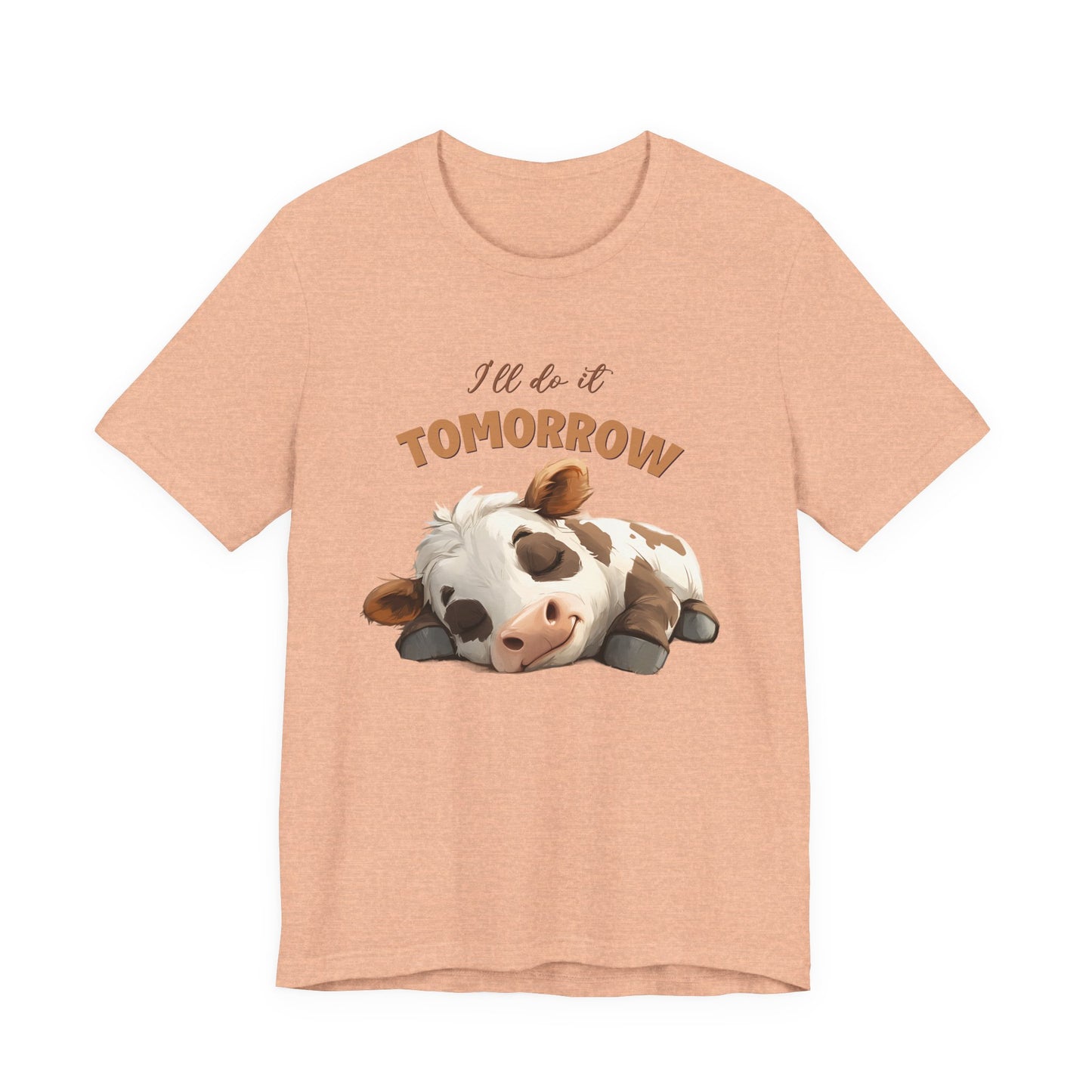 I'll do it tomorrow, Funny Cow shirt, Cow shirt, Cute Cow shirt - PopCultureByDesign36