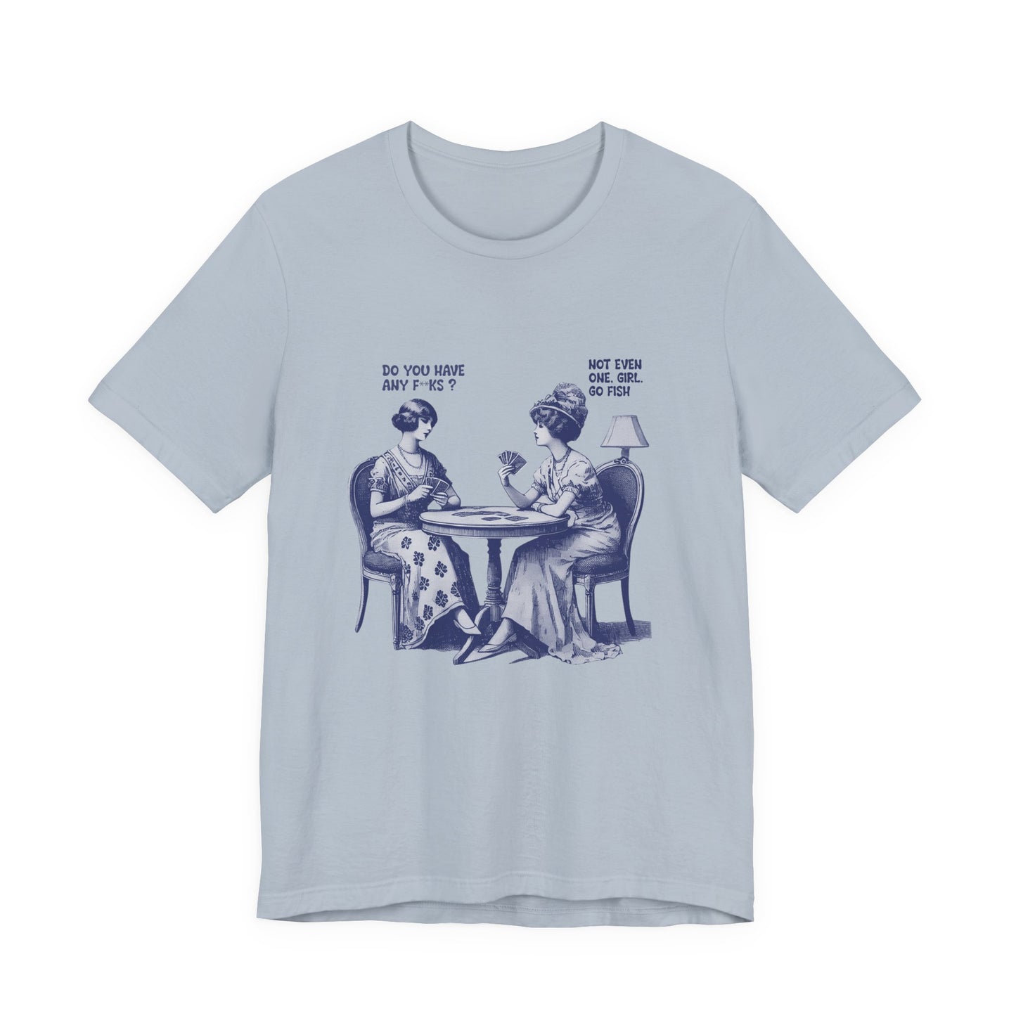 Funny Card Playing Tee, Card Playing Lovers Tee, Vintage Style Top - PopCultureByDesign36