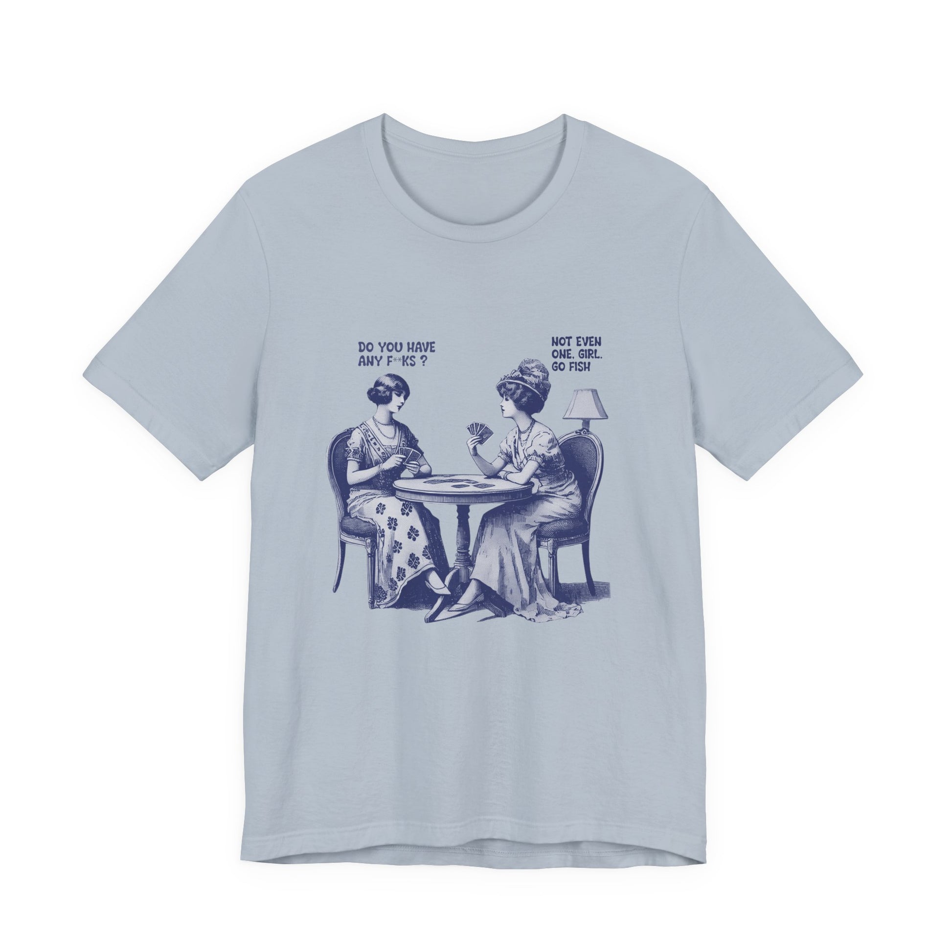 Funny Card Playing Tee, Card Playing Lovers Tee, Vintage Style Top - PopCultureByDesign36