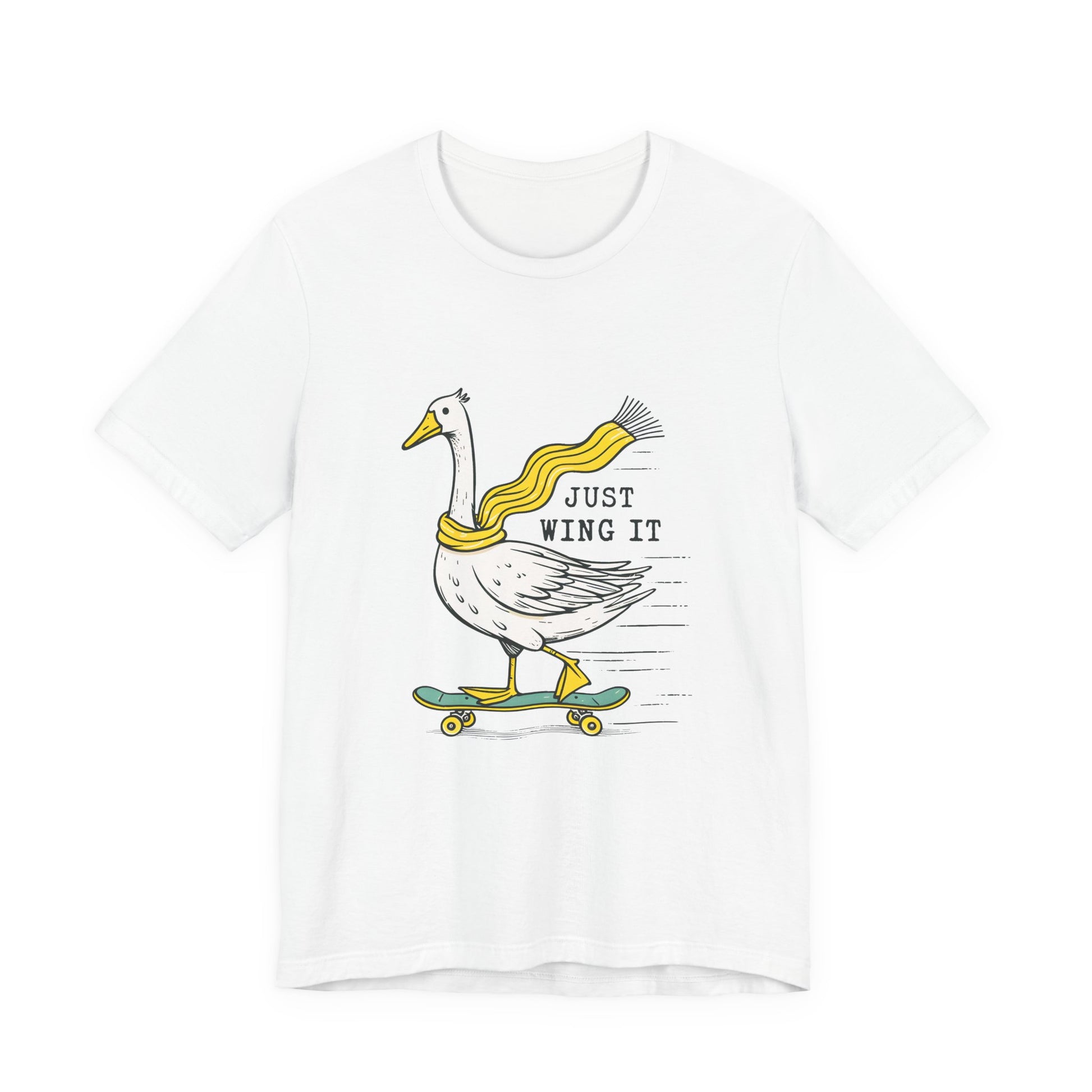 Pun Humor Bird Tee, Bird Lover Gift, Funny Bird Shirt, Skateboard Goose - PopCultureByDesign36