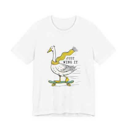 Pun Humor Bird Tee, Bird Lover Gift, Funny Bird Shirt, Skateboard Goose - PopCultureByDesign36