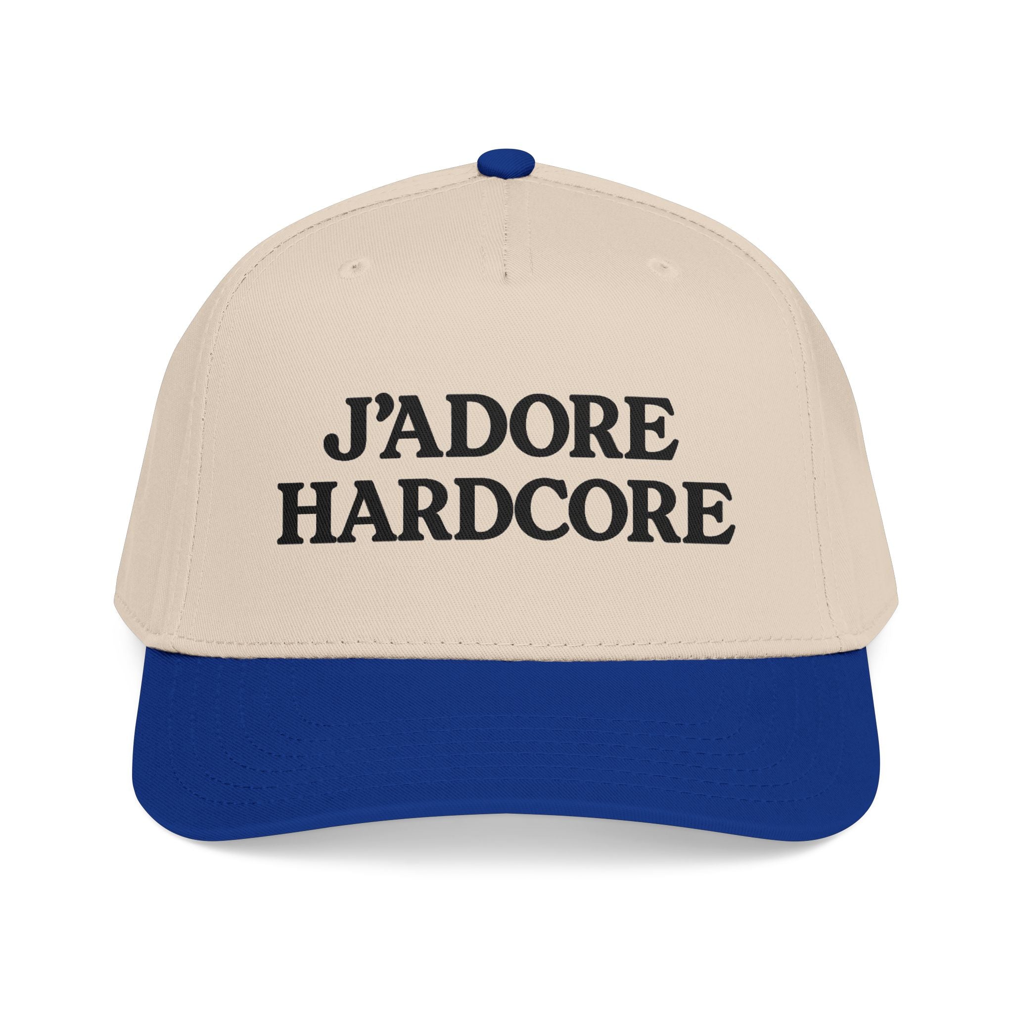 Jadore Hardcore Baseball Cap — Mid Profile by PopCultureByDesign36