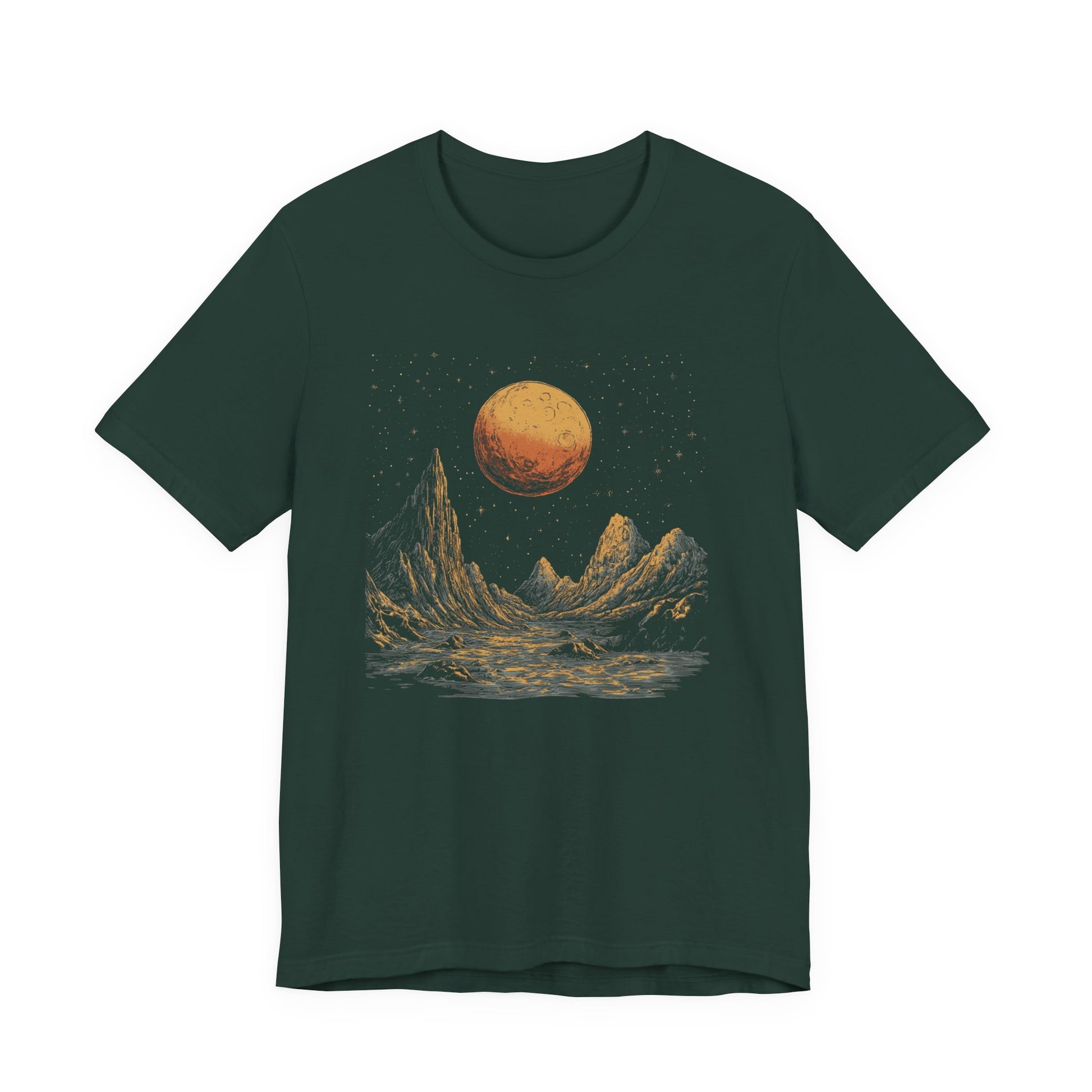 Mystical Moon Phase Shirt, Boho Vintage Moon Halloween Shirt - PopCultureByDesign36