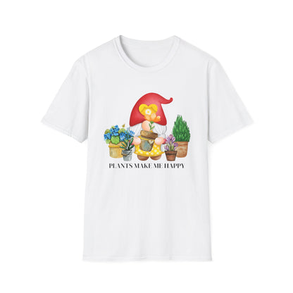 Plants make me happy, Funny Gardening Shirt, Botanic Shirt, Gift for Plant Lover - PopCultureByDesign36