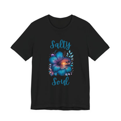 Summer Salty Soul T-shirt, Trendy Summer Shirt, Retro Summer T-shirt - PopCultureByDesign36