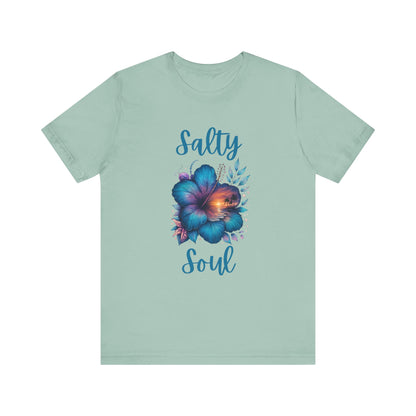 Summer Salty Soul T-shirt, Trendy Summer Shirt, Retro Summer T-shirt - PopCultureByDesign36