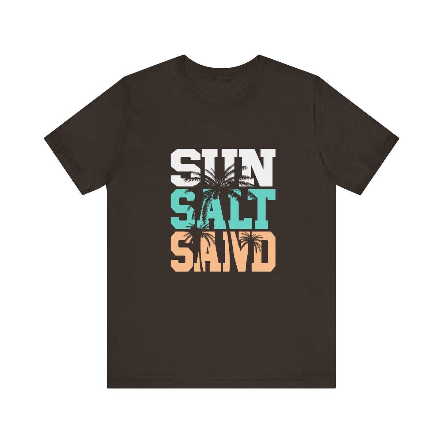 Sun Salt Sand Beach Shirt, Summer Ocean Vacation T-Shirt, Coastal Surf Lover Gift - PopCultureByDesign36
