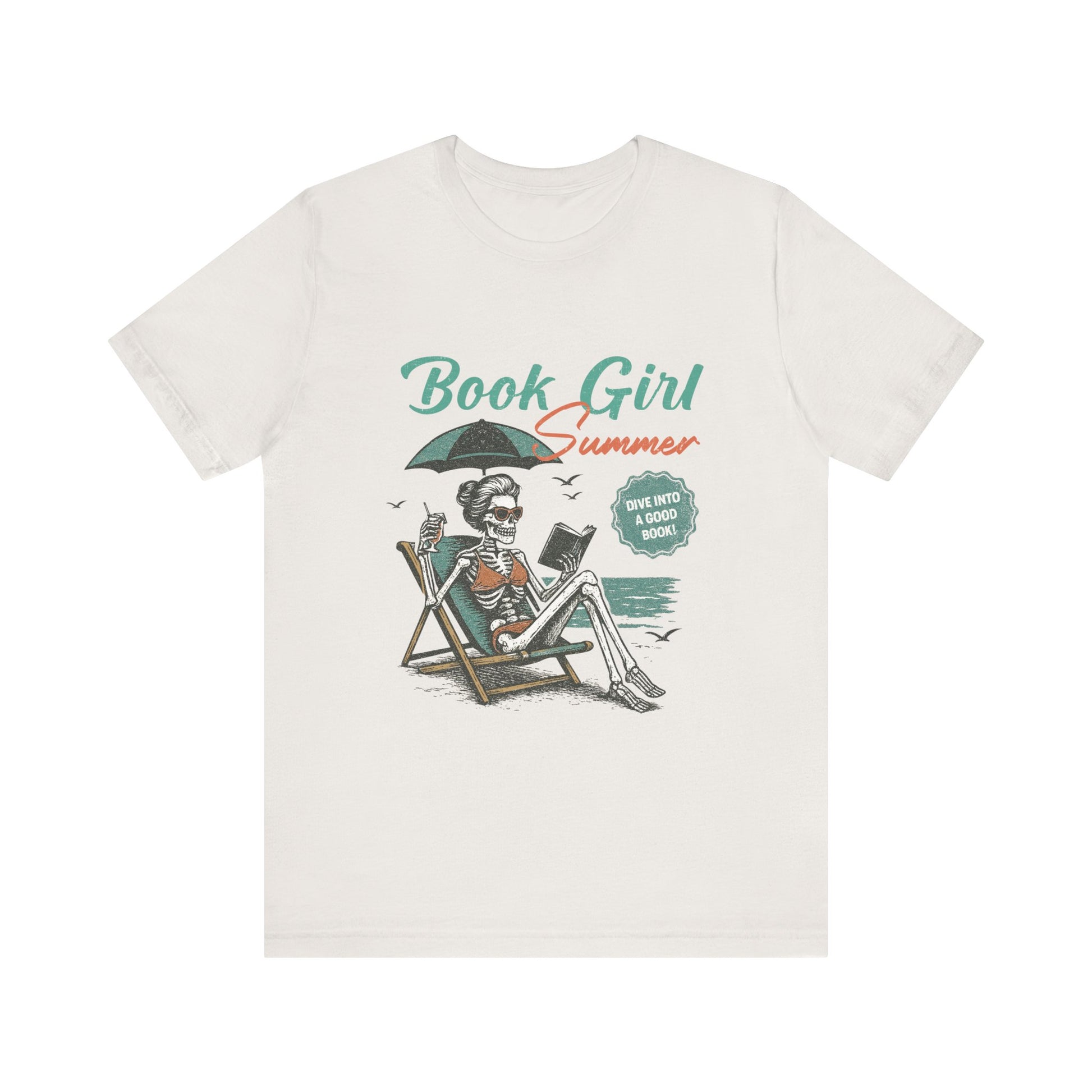 Book Girl Summer Shirt, Reading Lover Tee, Literary Bookworm Top - PopCultureByDesign36