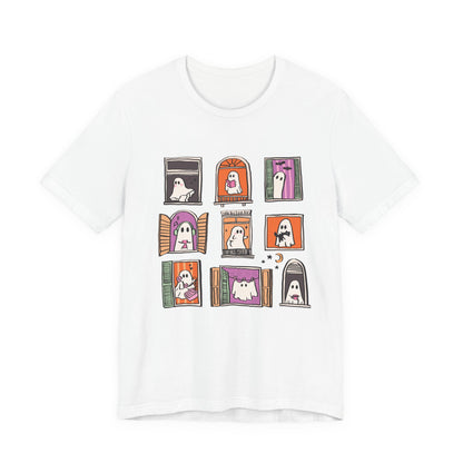 Ghostly Frames T-Shirt, Halloween Tee, Spooky Shirt - PopCultureByDesign36