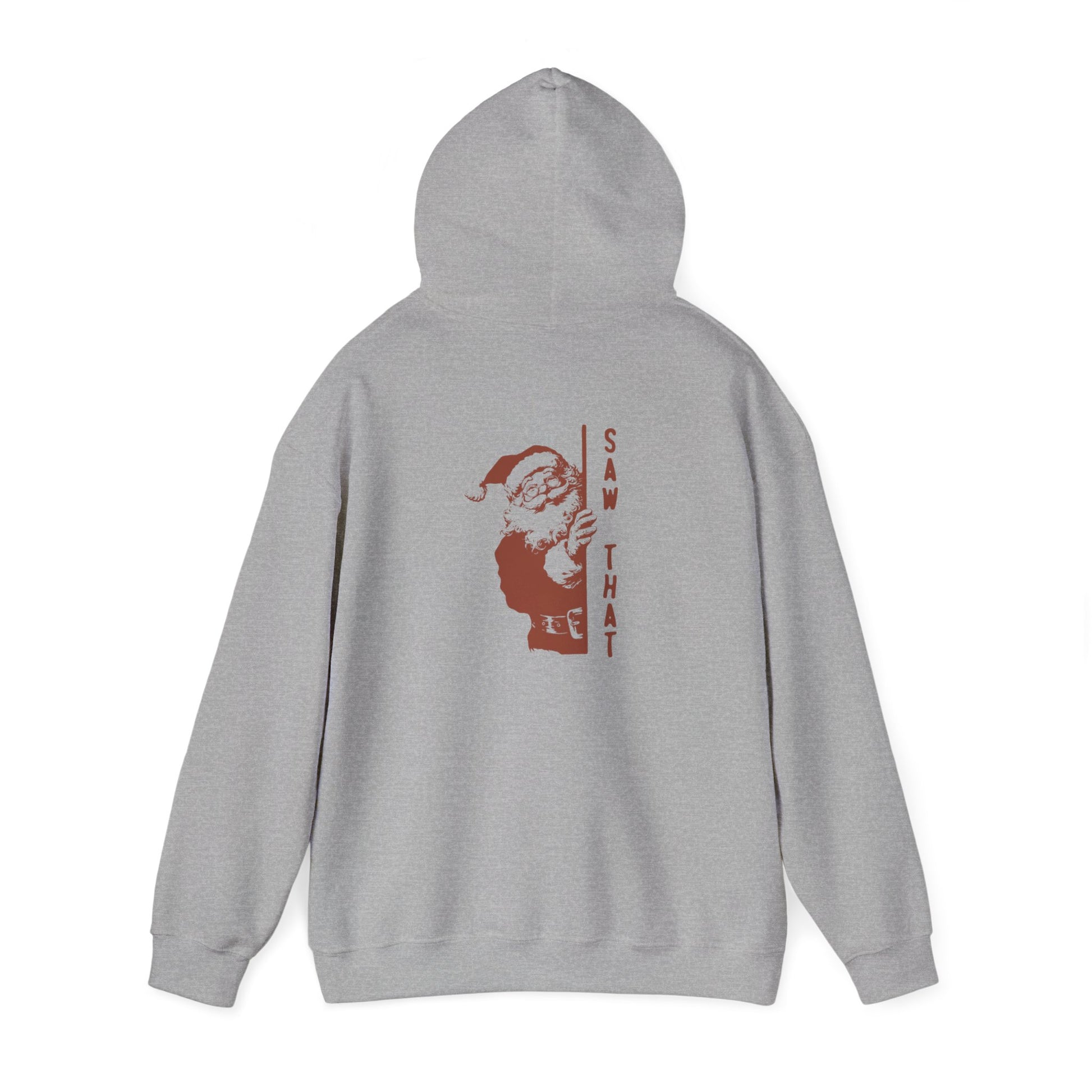 Christmas Santa Hoodie, Cozy Holiday Sweatshirt, Funny Santa Hoodie - PopCultureByDesign36