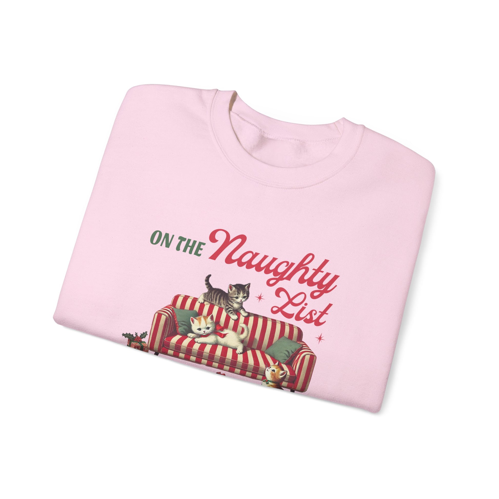 Cat Christmas Sweater, Christmas Cat Sweatshirt, Kitten Christmas Shirt - PopCultureByDesign36