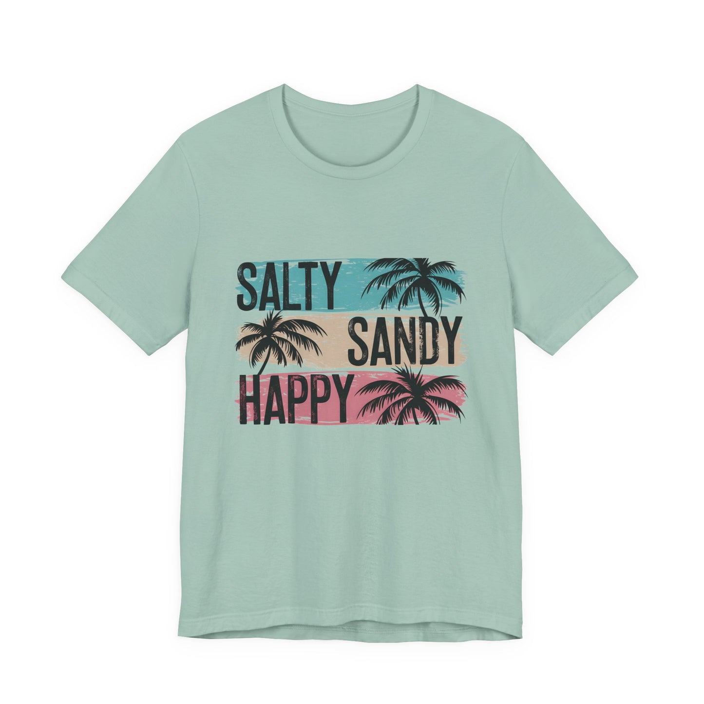 Salty Sandy Happy T-Shirt, Sandy Toes Salty Breeze Tee - PopCultureByDesign36