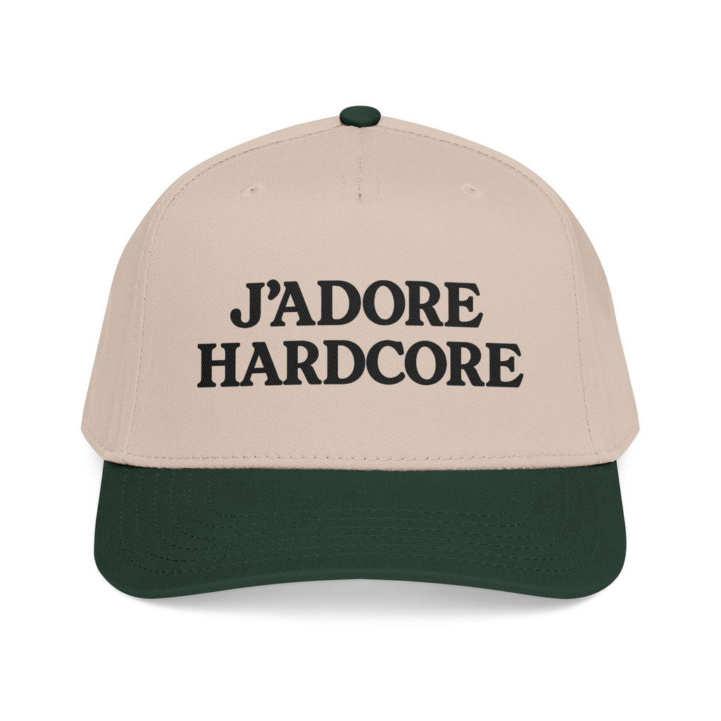 Jadore Hardcore Baseball Cap — Mid Profile by PopCultureByDesign36