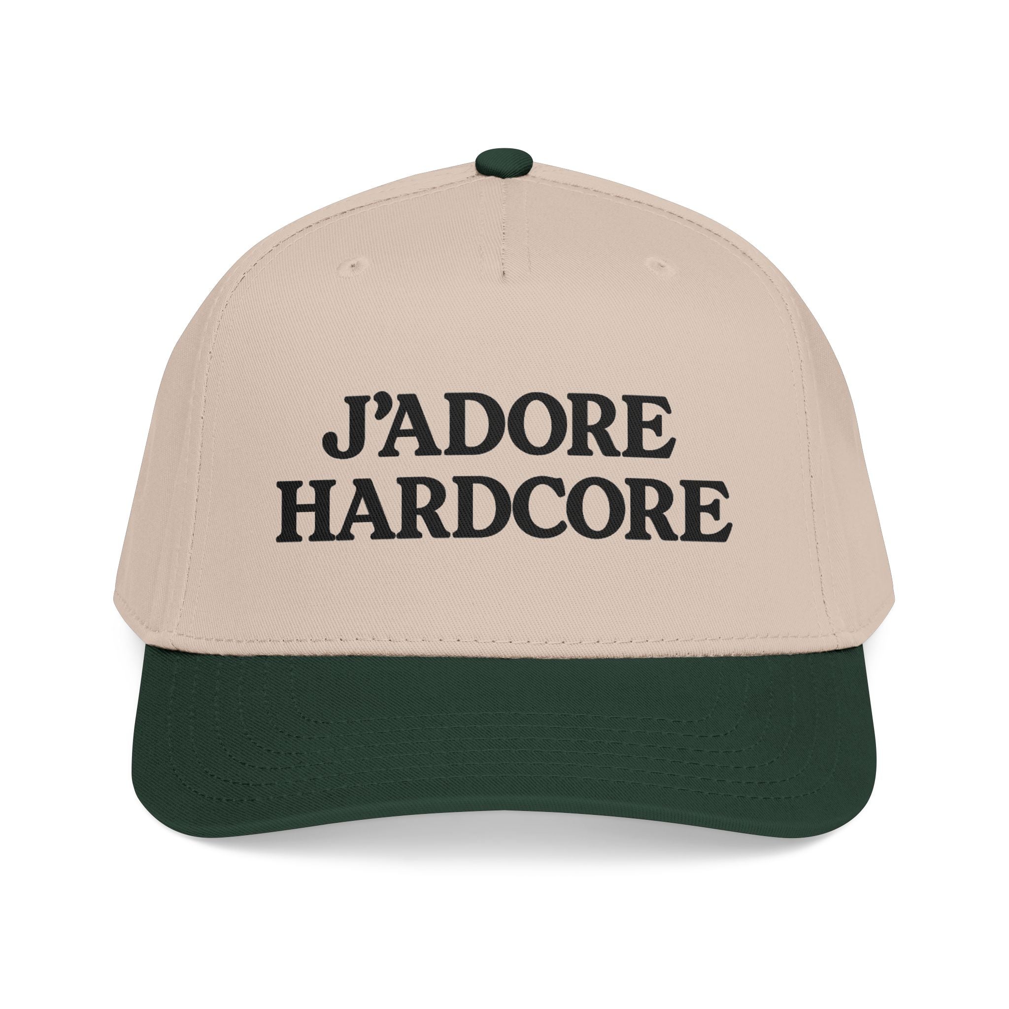 Jadore Hardcore Baseball Cap — Mid Profile by PopCultureByDesign36