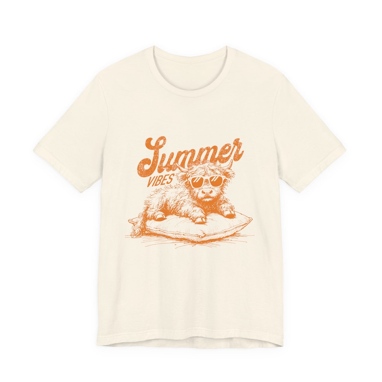Summer Vibes Highland Cow Shirt, Western Shirt, Cow Shirt - PopCultureByDesign36