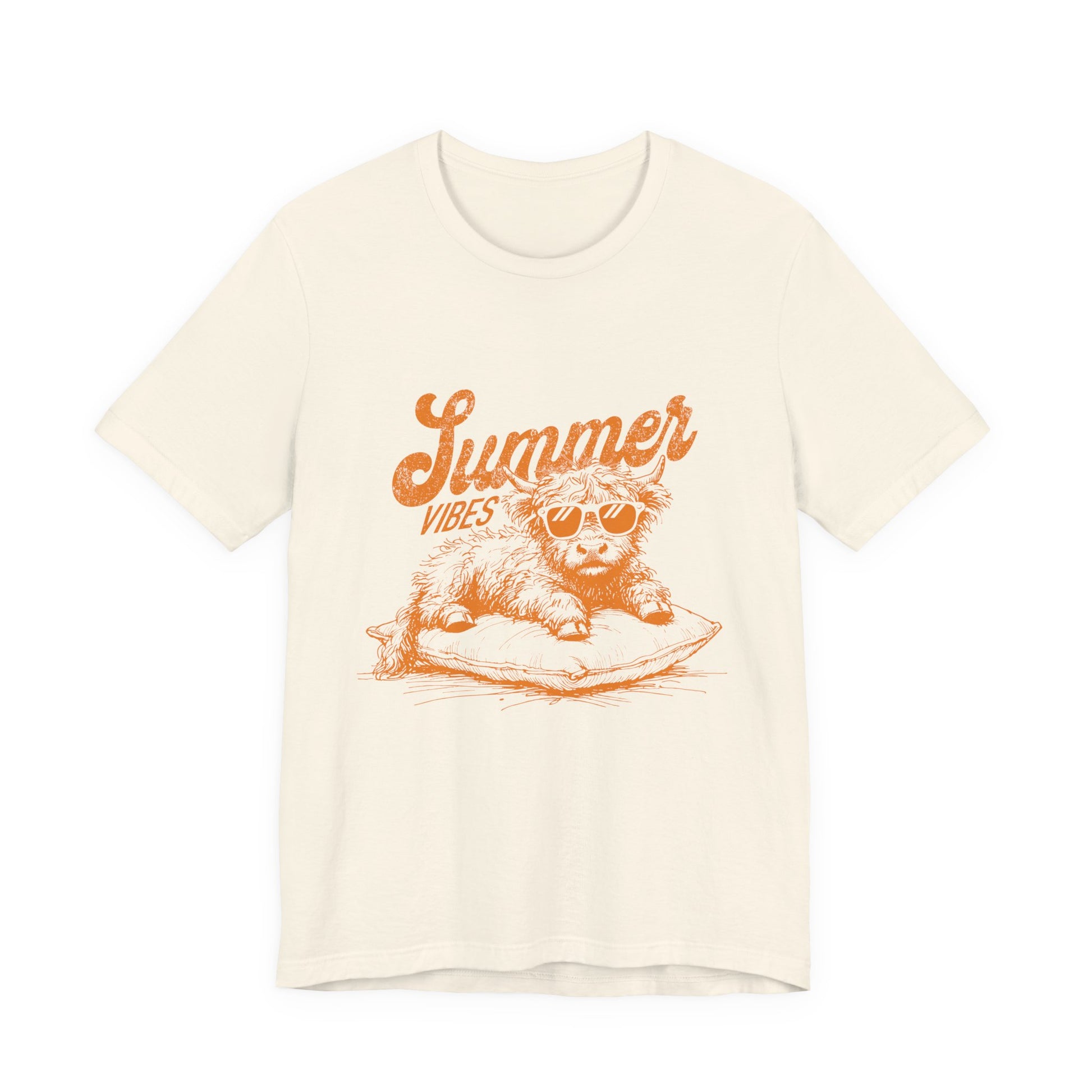 Summer Vibes Highland Cow Shirt, Western Shirt, Cow Shirt - PopCultureByDesign36