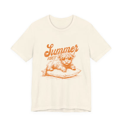Summer Vibes Highland Cow Shirt, Western Shirt, Cow Shirt - PopCultureByDesign36