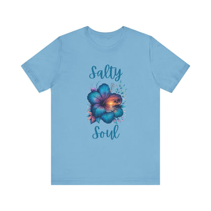 Summer Salty Soul T-shirt, Trendy Summer Shirt, Retro Summer T-shirt - PopCultureByDesign36