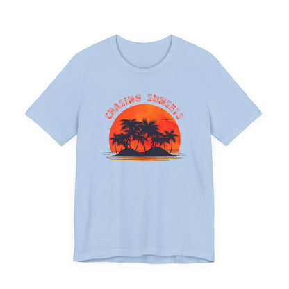 Vintage Palm Tree Shirt, Chasing Sunsets T-Shirt, Nature Shirt, Palm Beach Shirt - PopCultureByDesign36