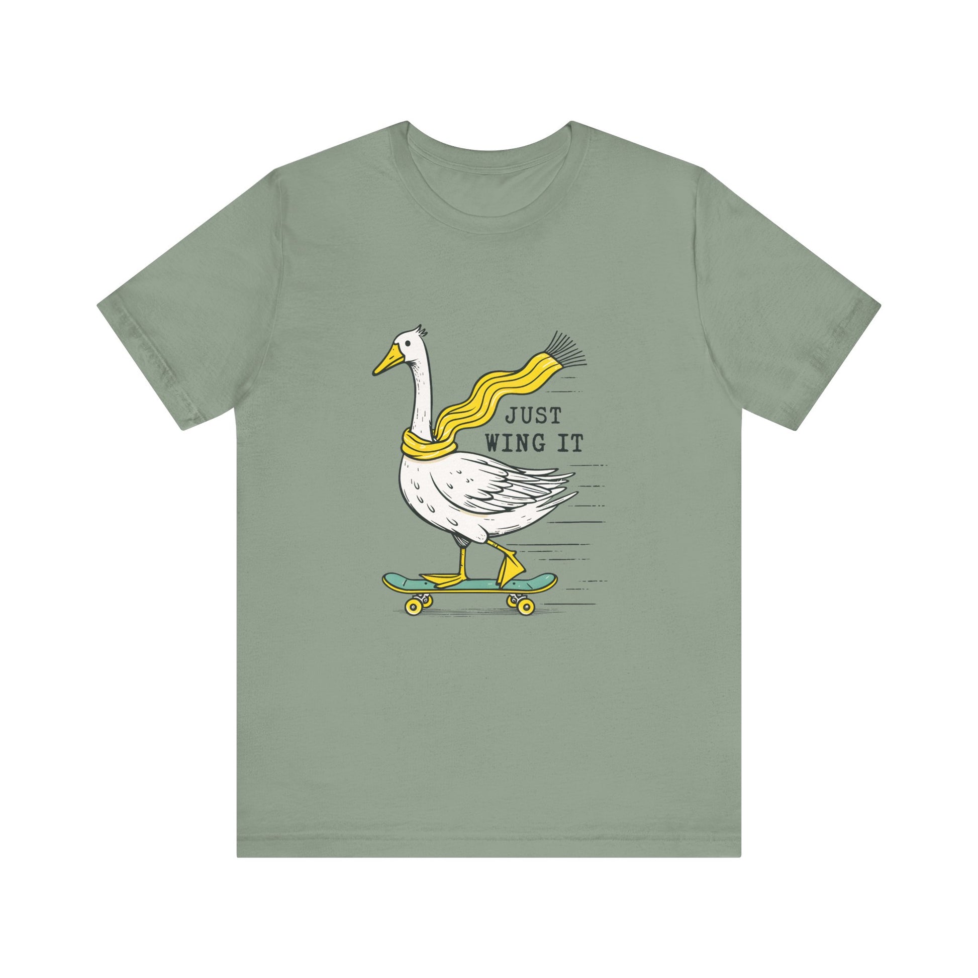 Pun Humor Bird Tee, Bird Lover Gift, Funny Bird Shirt, Skateboard Goose - PopCultureByDesign36