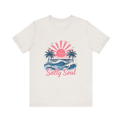 Retro Salty Soul Shirt, Summer Salty Soul T-shirt, Trendy Summer Shirt - PopCultureByDesign36