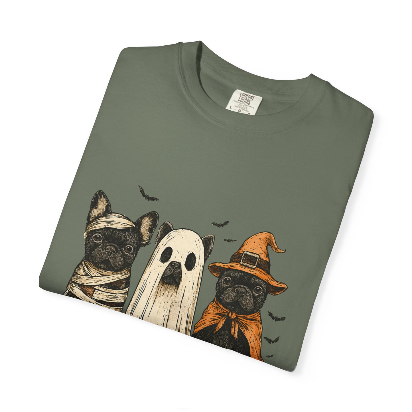French Puppies Halloween T-shirt, Cute Frenchie Halloween, Dog Lover Shirt - PopCultureByDesign36