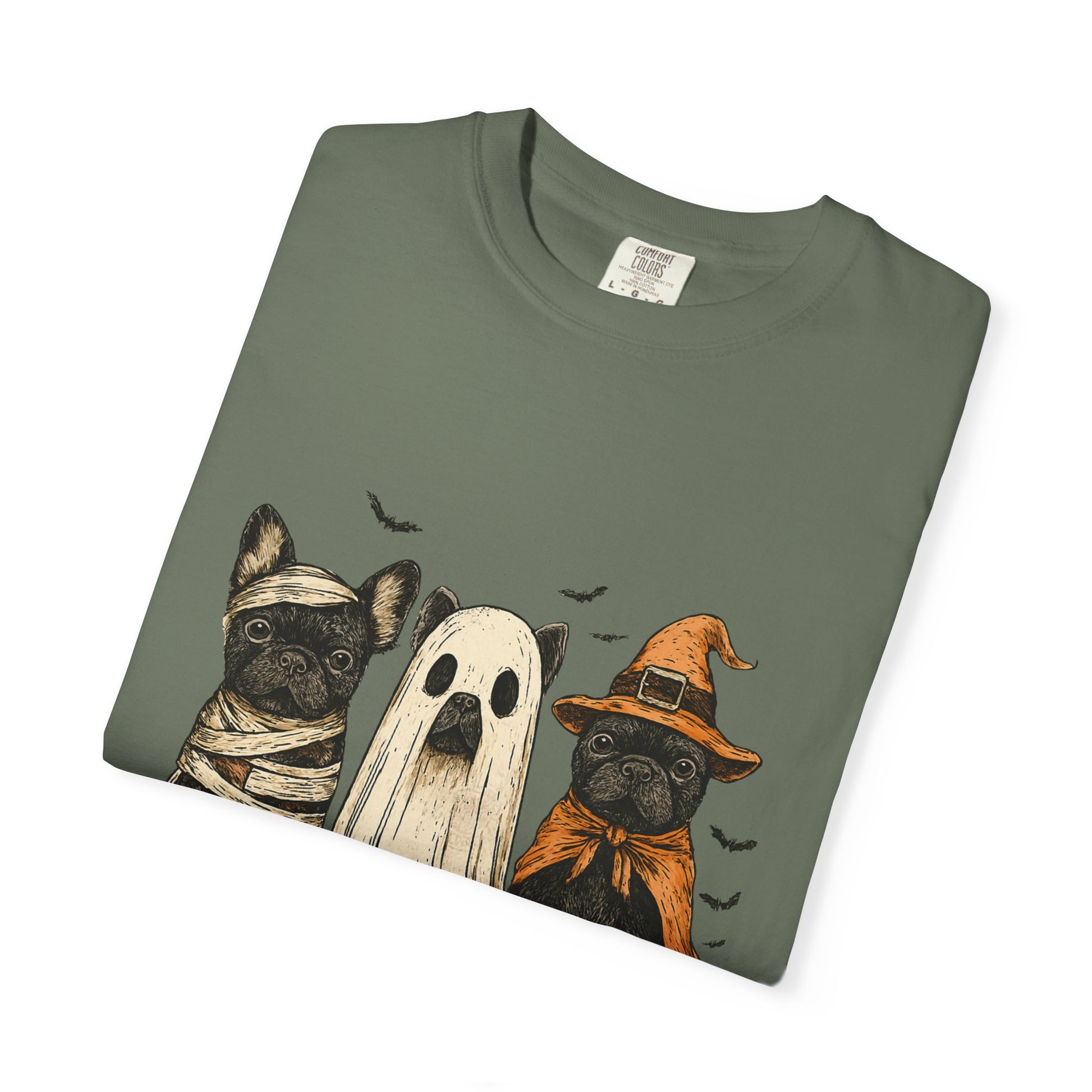 French Puppies Halloween T-shirt, Cute Frenchie Halloween, Dog Lover Shirt - PopCultureByDesign36