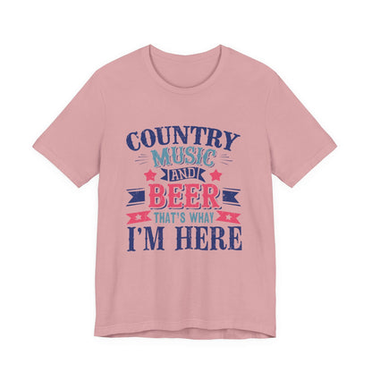 Country Music and Beer Shirt, Country Music Lover, Old Rodeo Shirt - PopCultureByDesign36