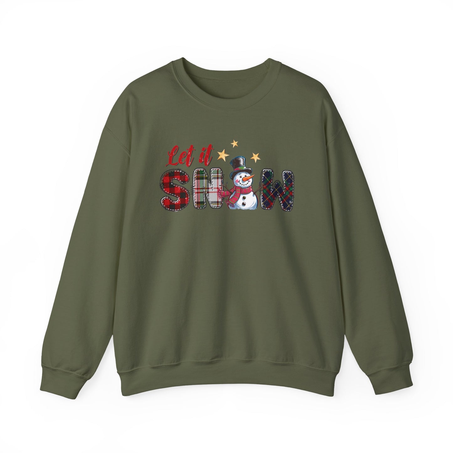 Let It Snow Sweatshirt, Christmas Tis The Season Sweatshirt, Merry Christmas - PopCultureByDesign36