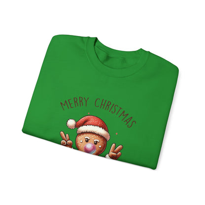 Funny Christmas Gingerbread Sweatshirt, Christmas Cookie Shirt, Christmas Santa - PopCultureByDesign36