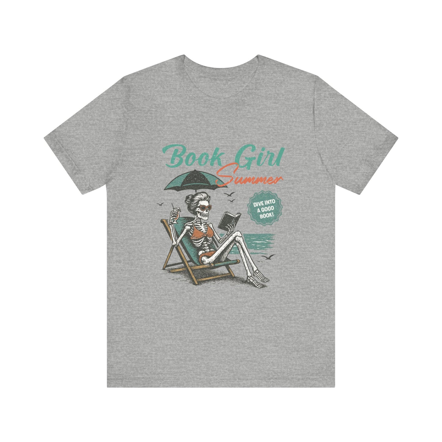 Book Girl Summer Shirt, Reading Lover Tee, Literary Bookworm Top - PopCultureByDesign36