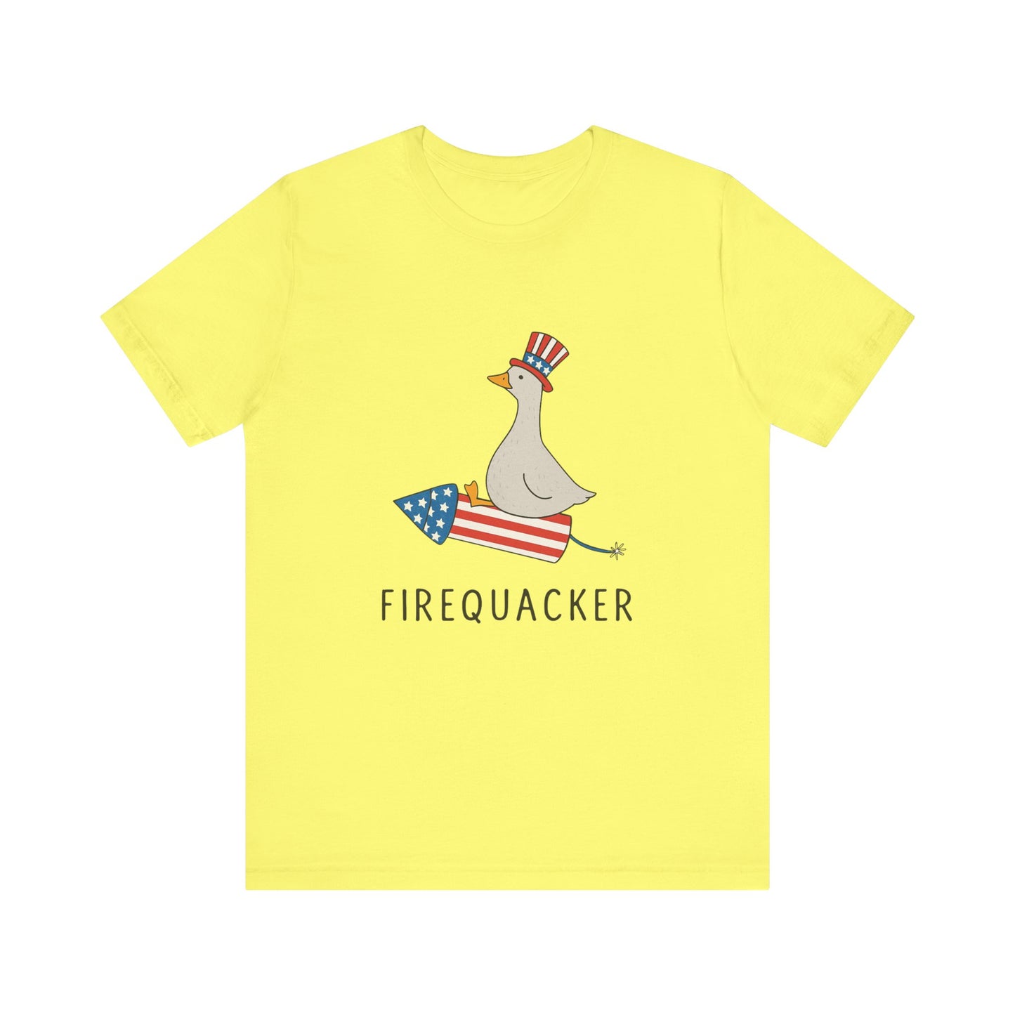 Firequacker Shirt, Funny Fourth Of July Shirt, Funny Goose Shirt - PopCultureByDesign36
