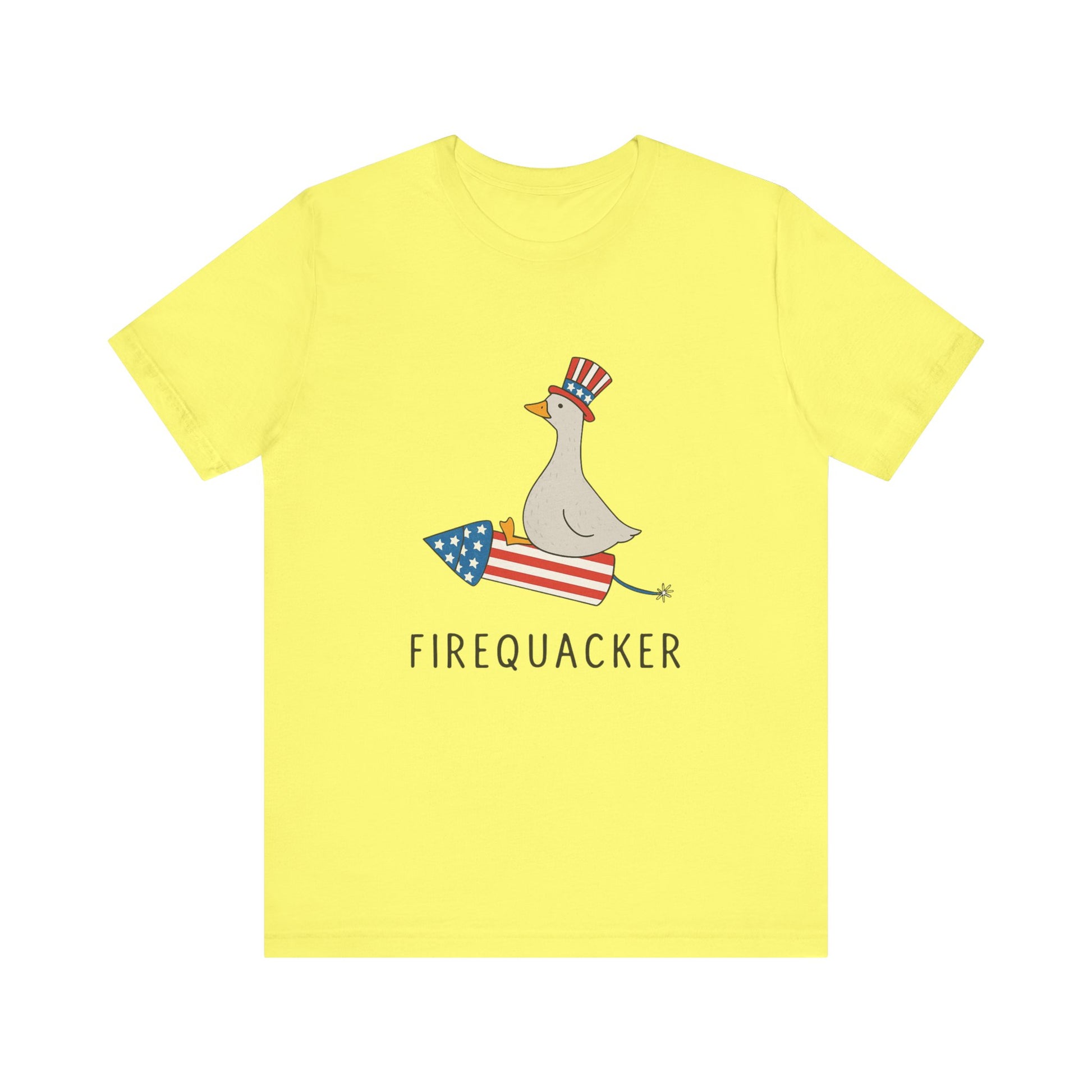 Firequacker Shirt, Funny Fourth Of July Shirt, Funny Goose Shirt - PopCultureByDesign36